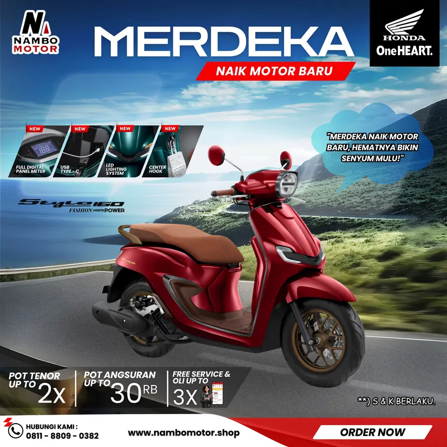 Promo Merdeka Honda Stylo 160 - Nambo Motor