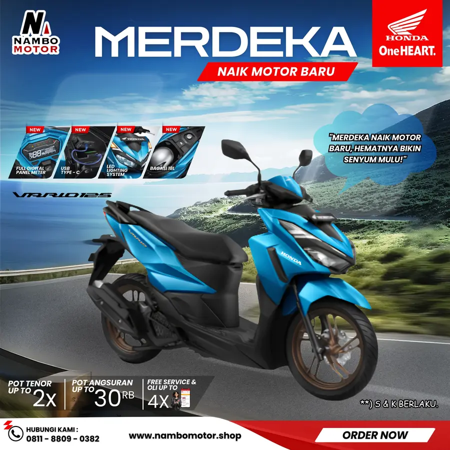 Promo Merdeka Honda Vario 125 - Nambo Motor