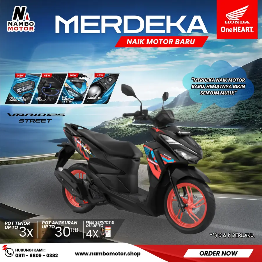 Promo Merdeka Honda Vario 125 Street - Nambo Motor